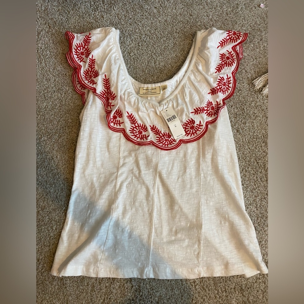 NEVER WORN Anthropologie top